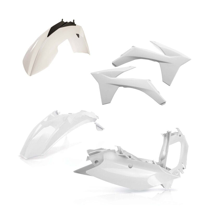 ACERBIS PLASTICS KIT KTM EXC 2012-13 White