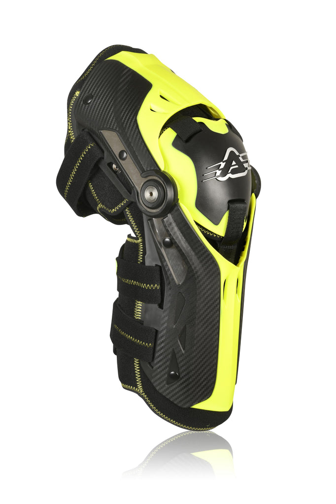 ACERBIS Knee Pad Gorilla Black-Yellow Fluo