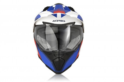 ACERBIS Helmet Flip FS -606- White/Blue/Red