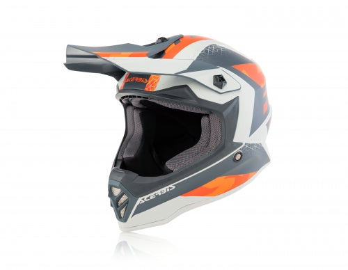 ACERBIS Helmet Kid Steel Orange-Grey