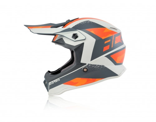 ACERBIS Helmet Kid Steel Orange-Grey