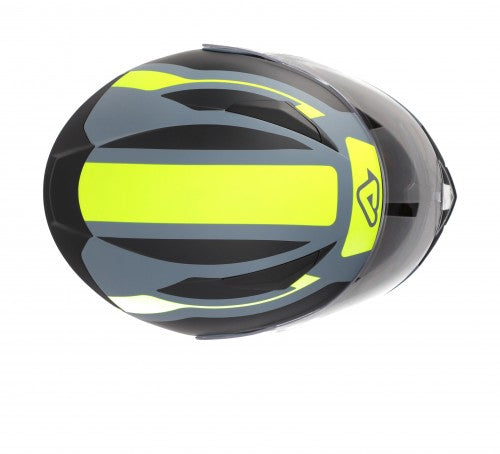 ACERBIS Helmet Rederwel  - Grey/Yellow -