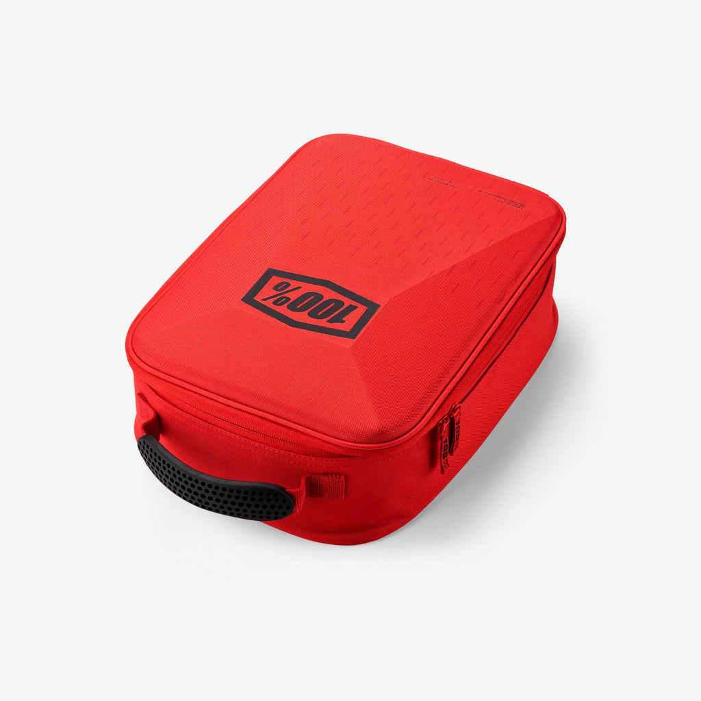 100% GOGGLE CASE Red-Black