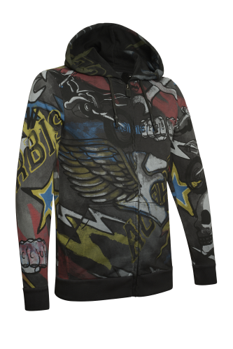 ACERBIS Sweatshirt SP Club Paint GRY-DRK GRY