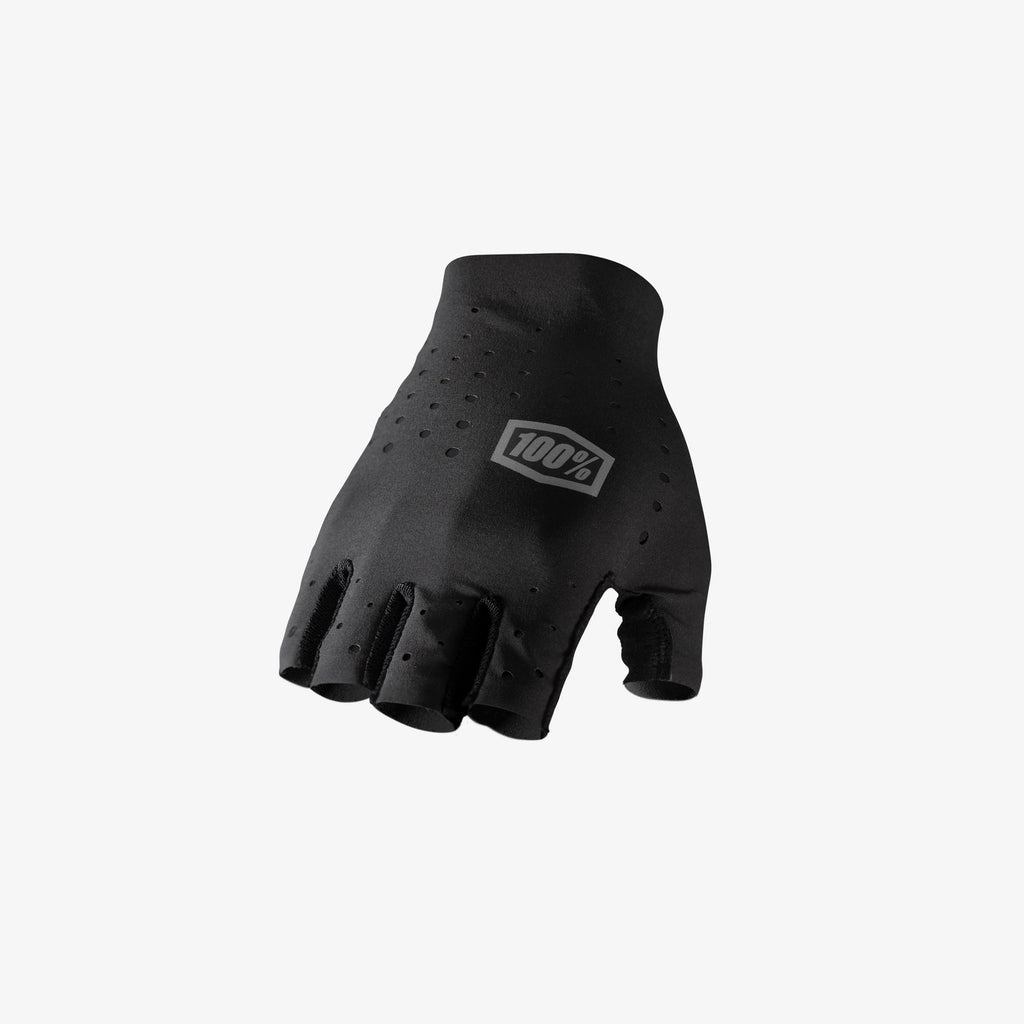 100% SLING Short Finger Gloves Black