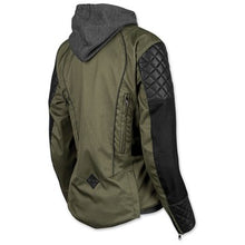 Load image into Gallery viewer, SPEED AND STRENGTH Women&#39;s Double Take Olive Textile-Leather Jacket