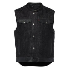 Load image into Gallery viewer, SPEED AND STRENGTH Rover Denim Vest Black