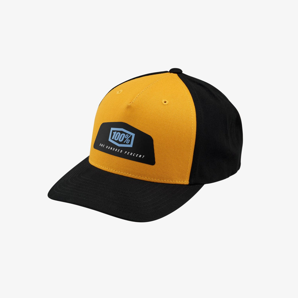 100% GUILD X-Fit Snapback Hat Black