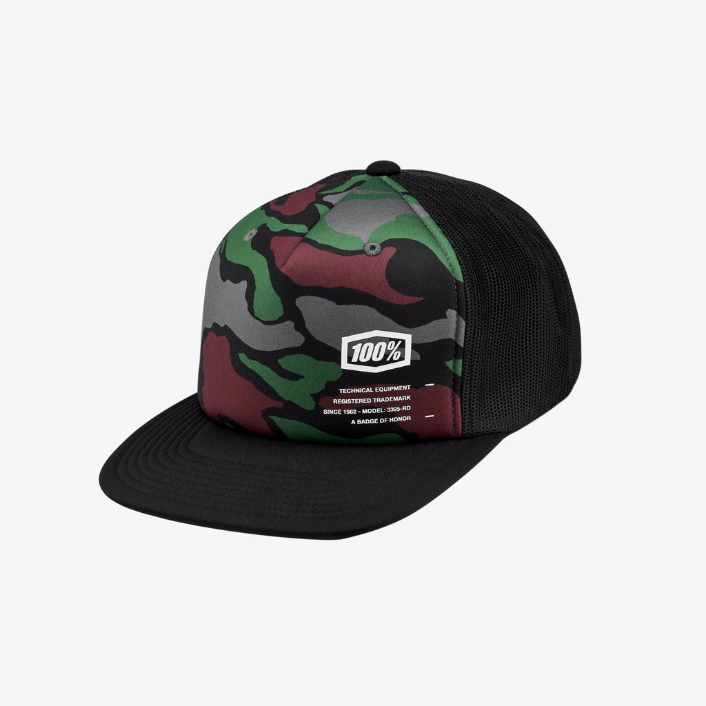 100% TROOPER Youth Trucker Hat Camo