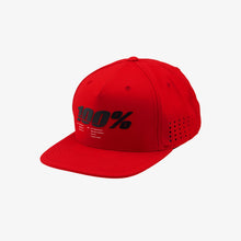 Load image into Gallery viewer, 100% DRIVE Snapback Hat Red