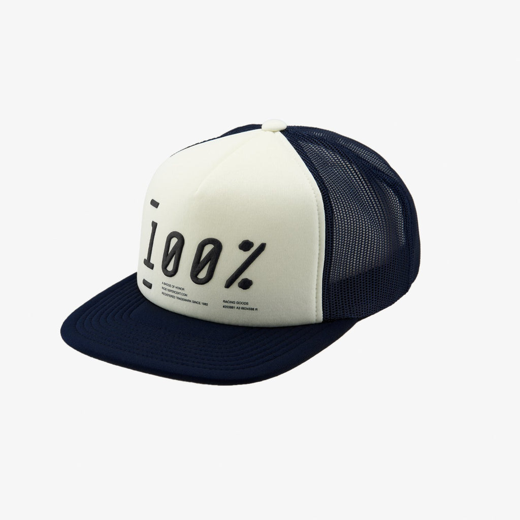 100% TRANSFER Trucker Hat Navy OSFM