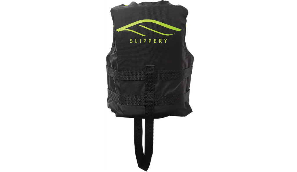 SLIPPERY Child Hydro Vest Black-Neon Yellow