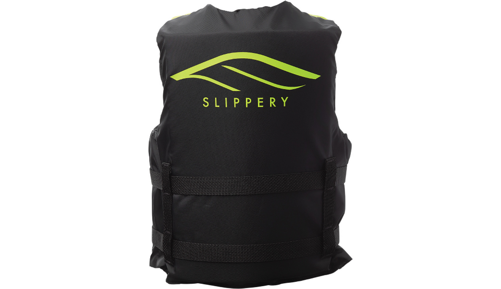 SLIPPERY Youth Hydro Vest Black-Neon Yellow