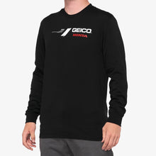 Load image into Gallery viewer, 100% RACEDAY Long Sleeve T-shirt GEICO-HOND-100% Black