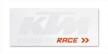 Load image into Gallery viewer, KTM VAN STICKER WHITE-ORANGE