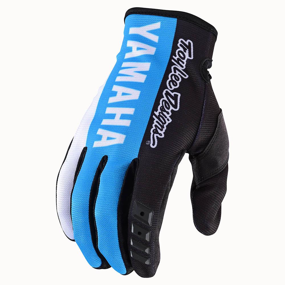 TLD GP Gloves YAMAHA Black - Cyan