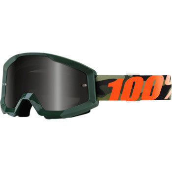 100% STRATA SAND Goggle Huntsitan Smoke Lens