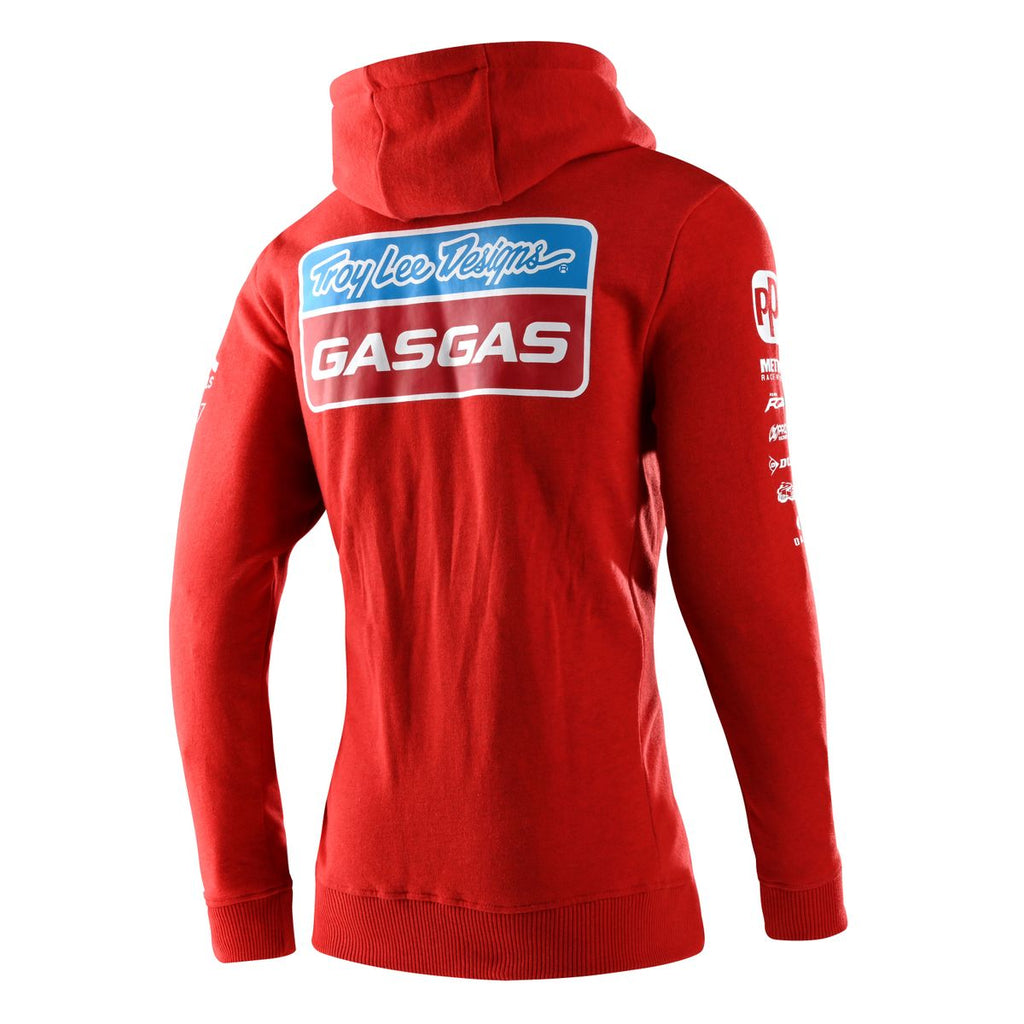 TLD GASGAS Team Zipup Hoodie RED