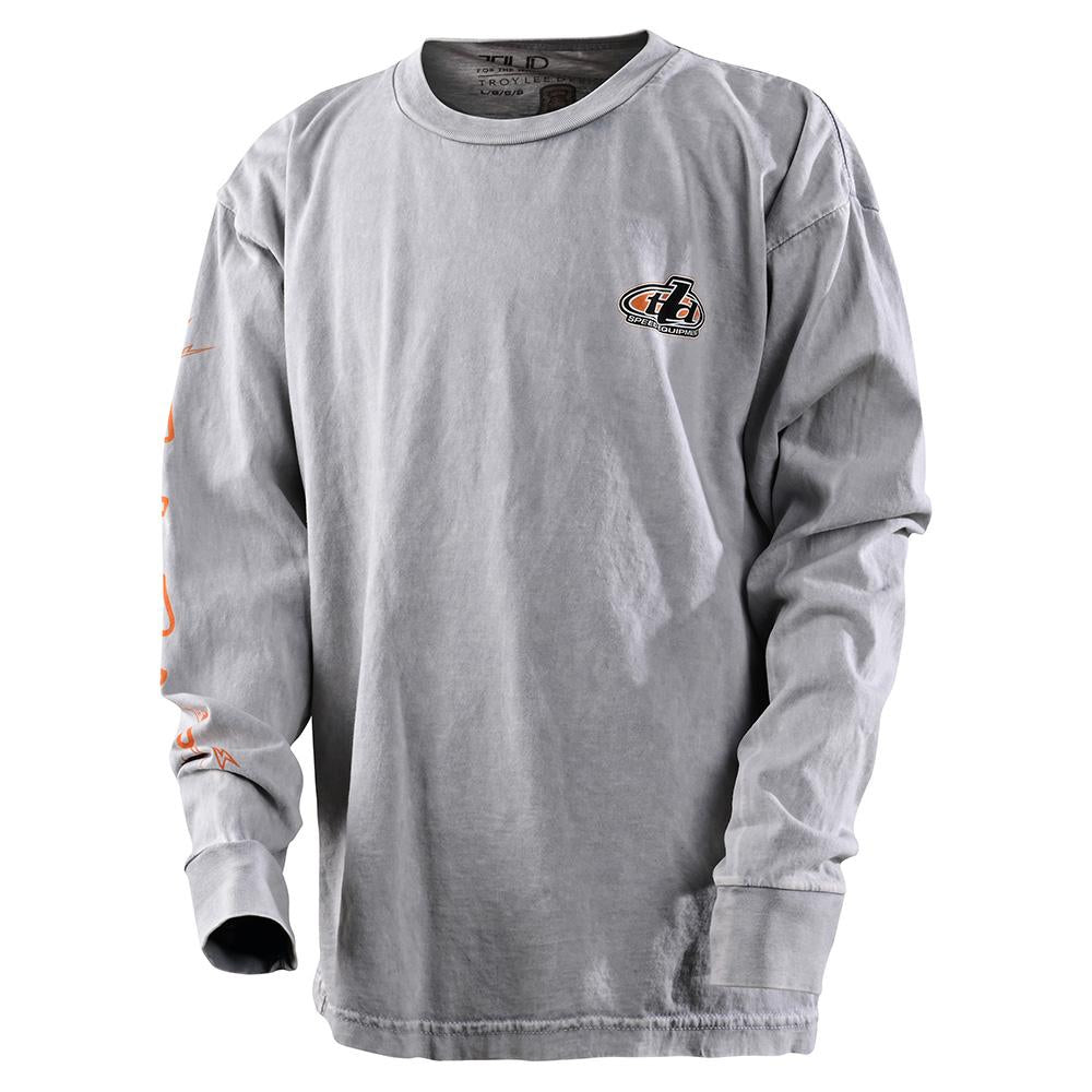 TLD Pistonbone Long Sleeve YOUTH Gray Mineral Wash