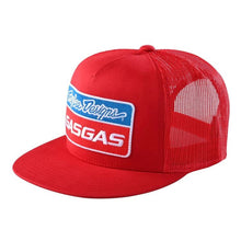 Load image into Gallery viewer, TLD GASGAS Team Snapback Stock Hat; Red OSFA