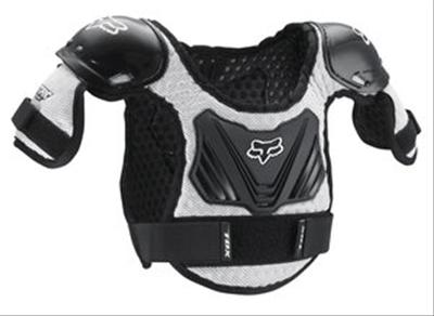 FOX PEEWEE TITAN ROOST DEFLECTOR BLK-SLV