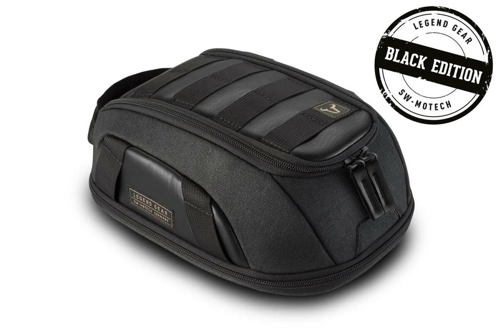 SW MOTECH Legend Gear magnetic tank bag LT1 - Black Edition. 3.0 - 5.5 l. Magnetic fastening. Splash-proof.