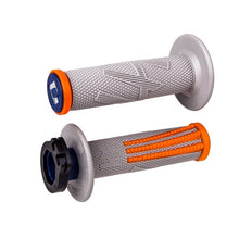 Load image into Gallery viewer, ODI MX V2 EMIG PRO LOCK ON GRIP GREY - ORANGE 2 ST - 4 ST