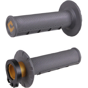 ODI V2 Waffle Lock-On Grips Soft Gray