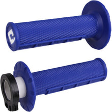 Load image into Gallery viewer, ODI V2 Waffle Lock-On Grips Blue