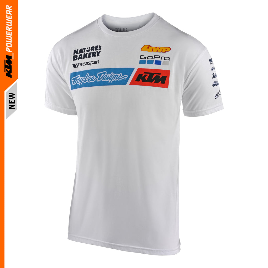 TLD KTM TEAM WHITE TEE