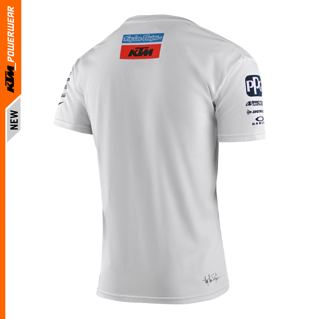 TLD KTM TEAM WHITE TEE