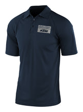 Load image into Gallery viewer, TLD KTM Team Event Polo; Navy