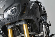 Load image into Gallery viewer, SW MOTECH Crash bar clamps for lights. Black. For Ø 22-25,4-26-27-28 mm crash bars