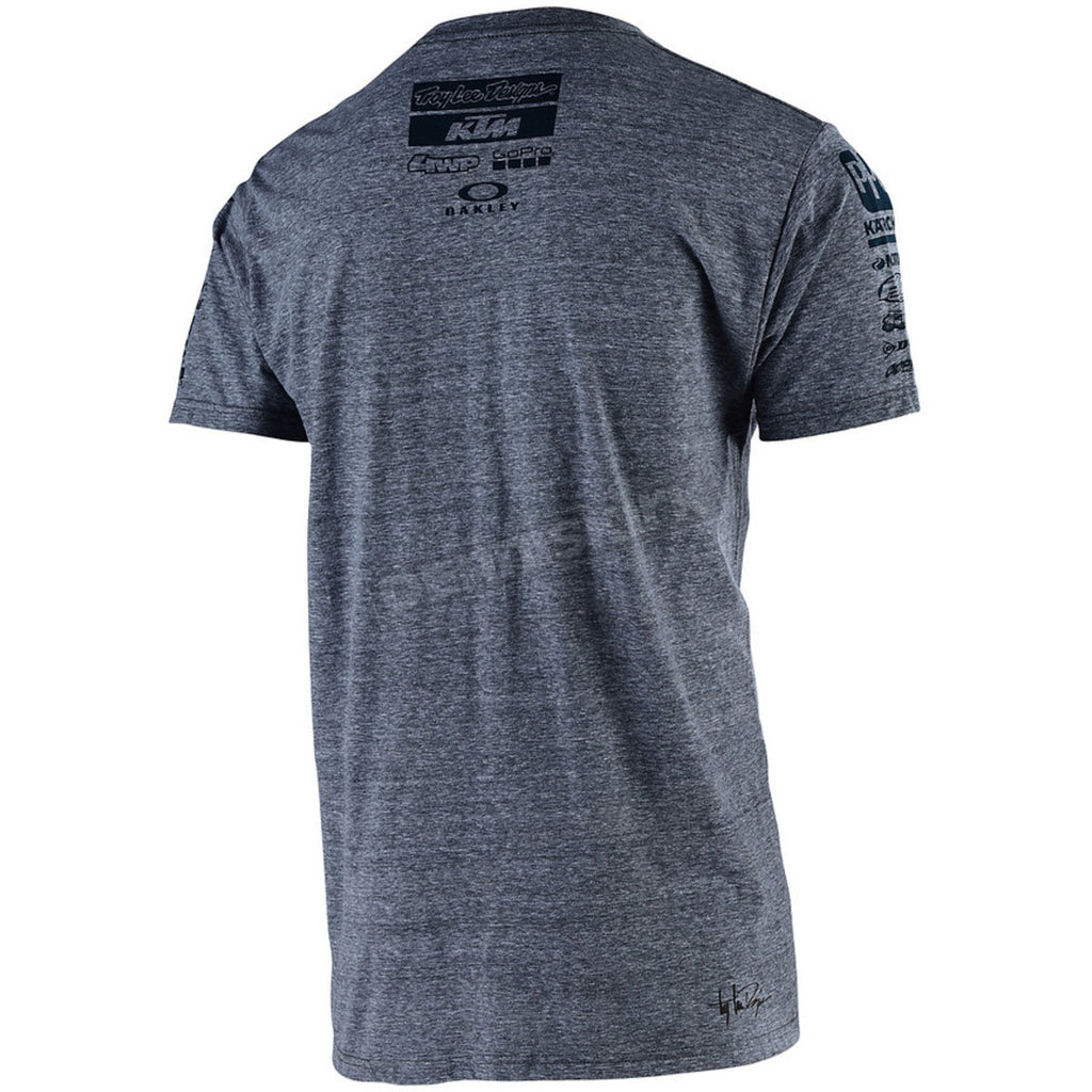 TLD KTM TEAM TEE GRAY