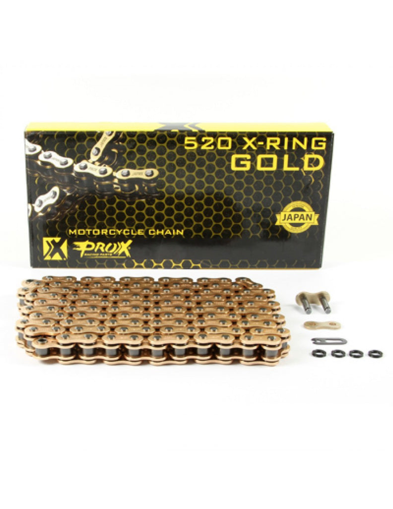 Pro-X X-Ring Rollerchain Gold 520 x 120 L